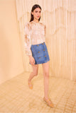 The Clara Mini Denim Skirt