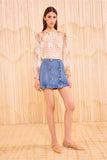 The Clara Mini Denim Skirt