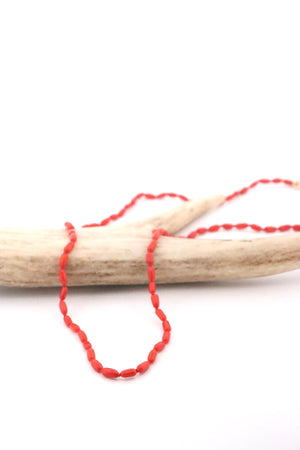 Italian Coral Bead Necklace