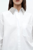 E.B. Shirt with Crystal Collar