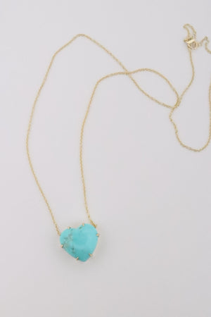 Turquoise Heart Necklace