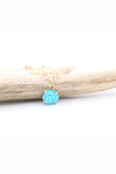 Turquoise Flower Necklace