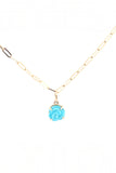 Turquoise Flower Necklace