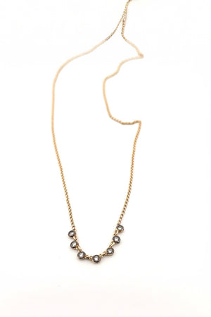 Diamond and Black Rhodium Necklace