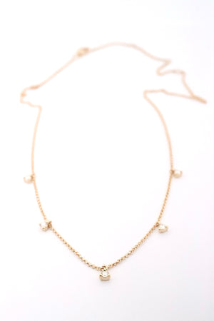 Diamond Drop Necklace