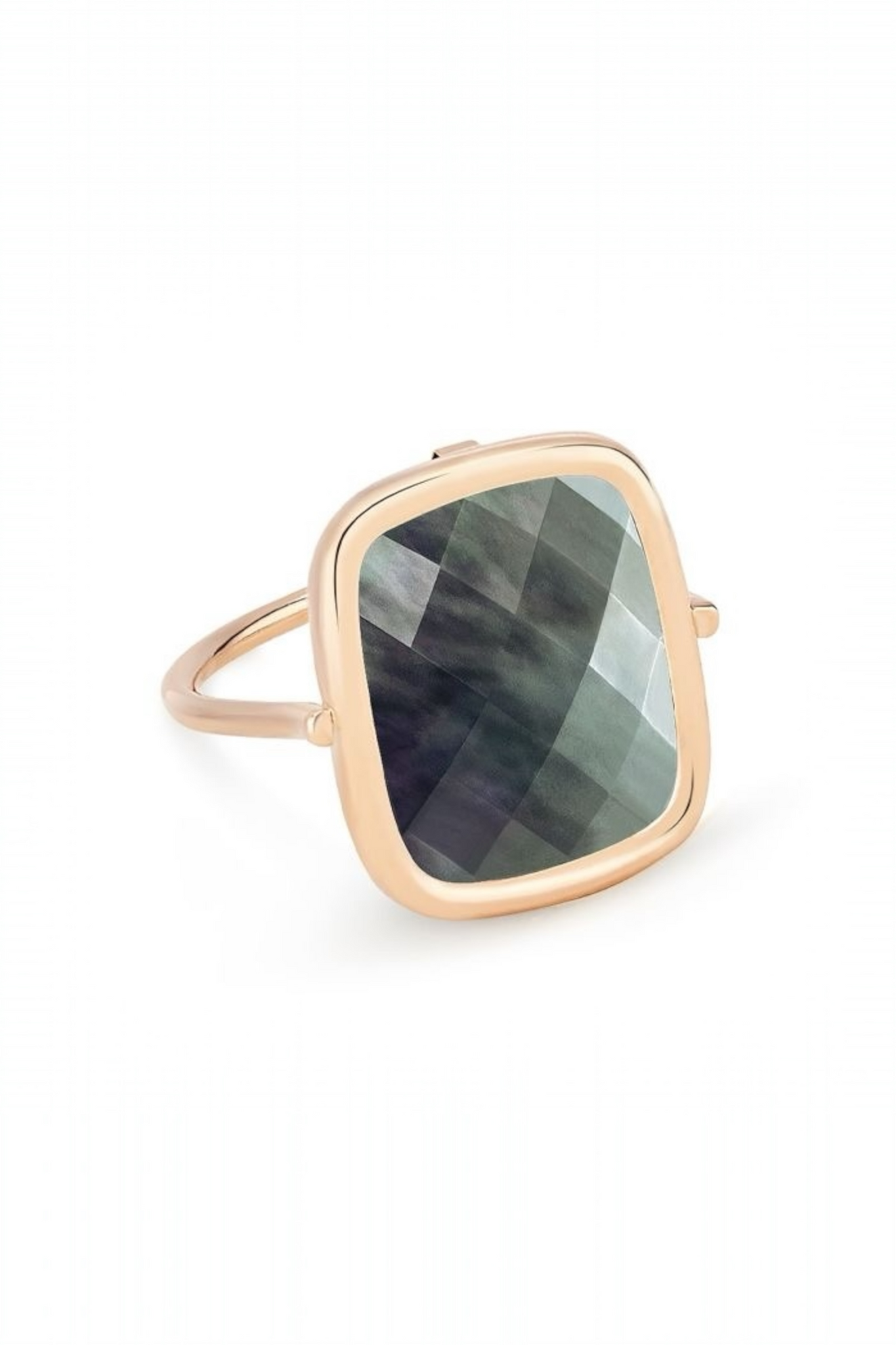 Pixie Black MOP Antique Ring