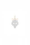 Diamond Wolf Charm