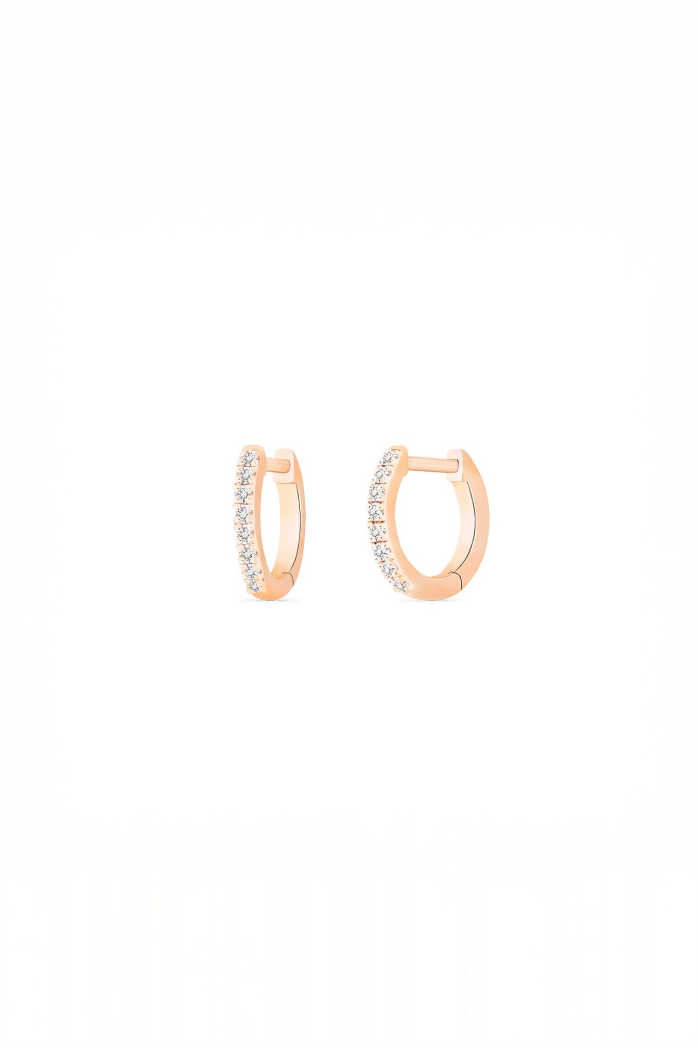 Be Mine Mini Diamond Hoops