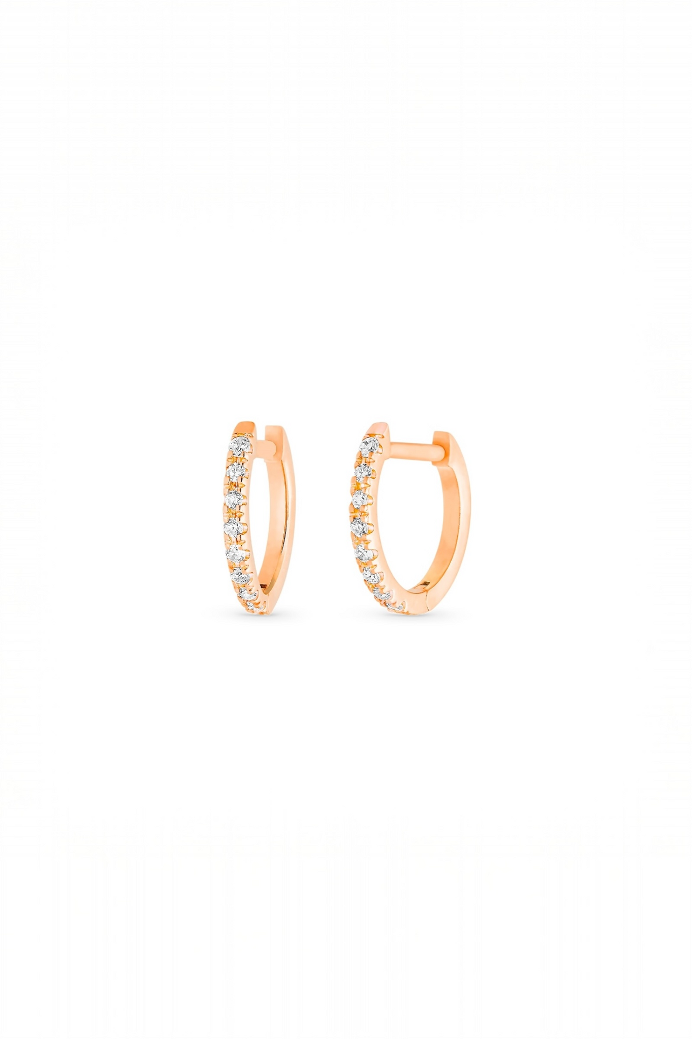 Be Mine Diamond Hoops