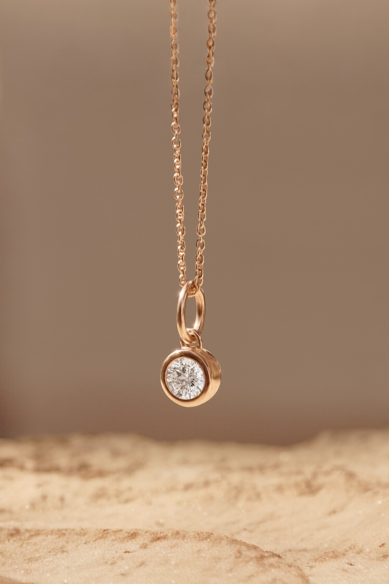 Large Lonely Diamond Charm