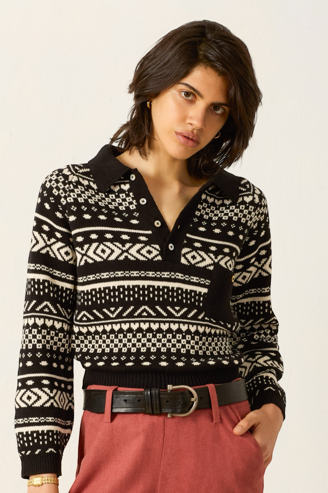 Liza Black Marble Top