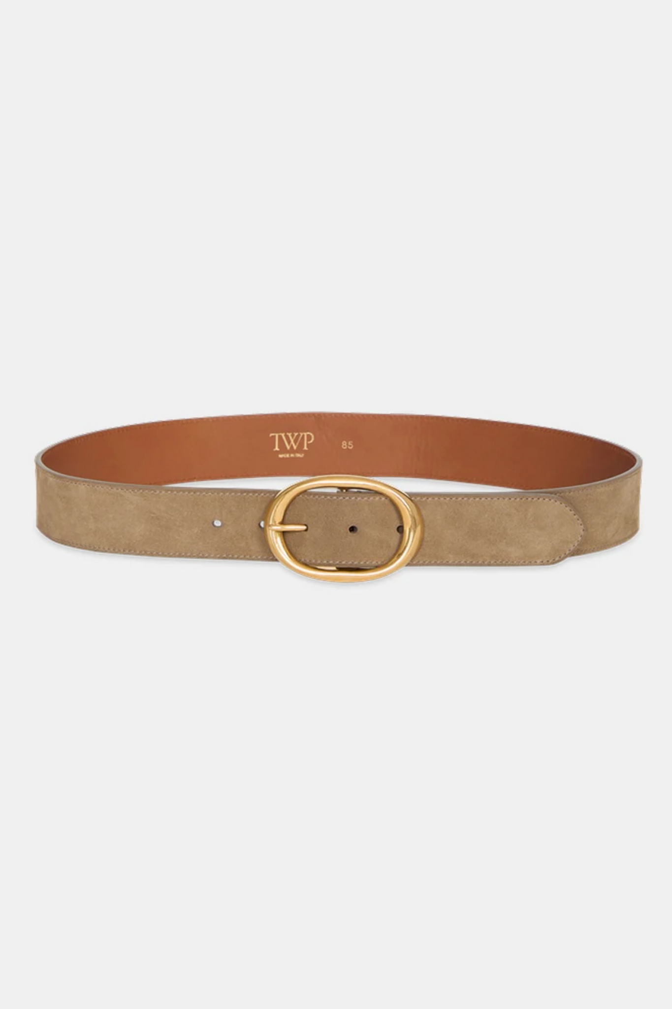 Wide Belt in Suede