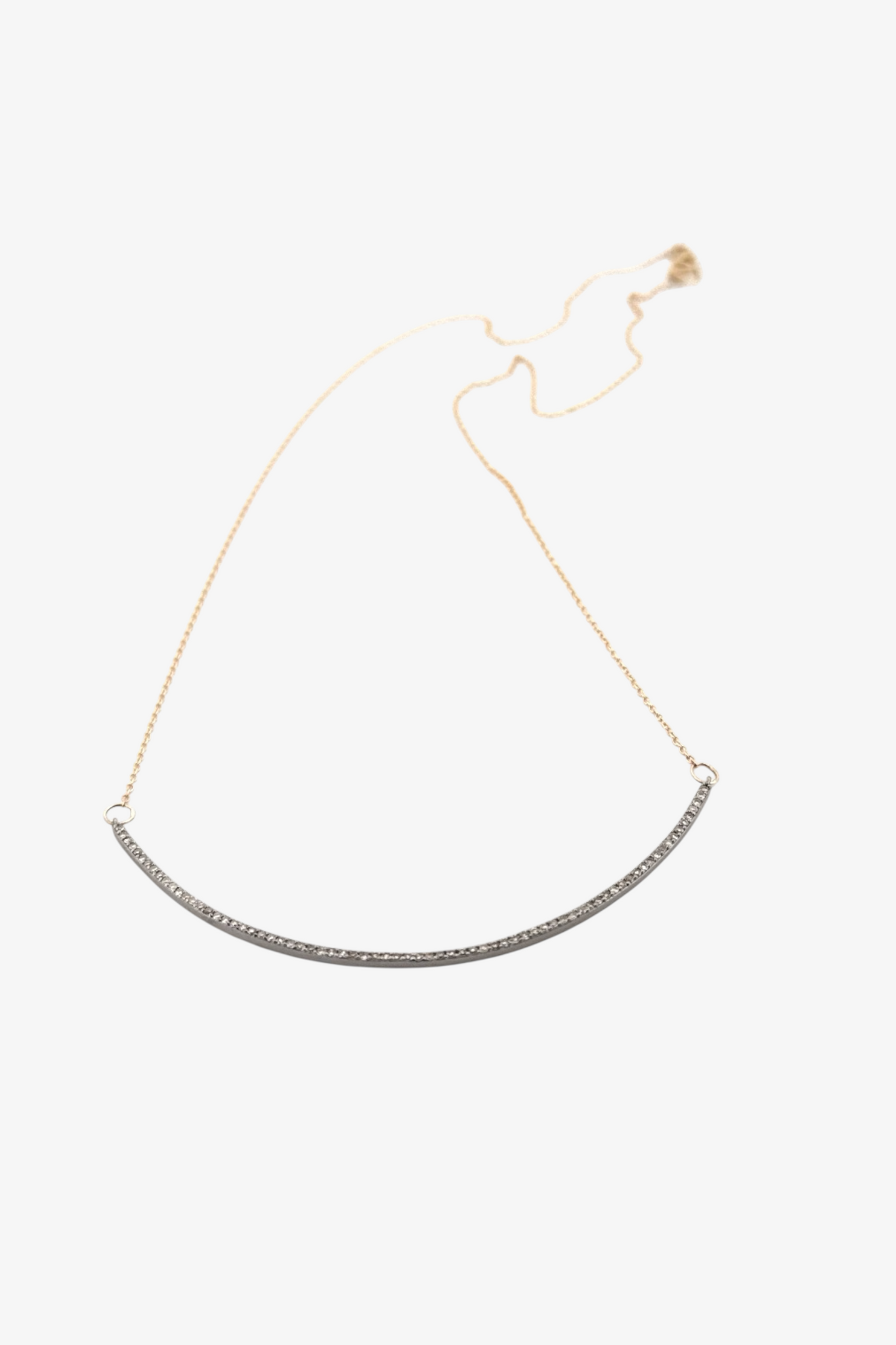 Diamond Bar Necklace