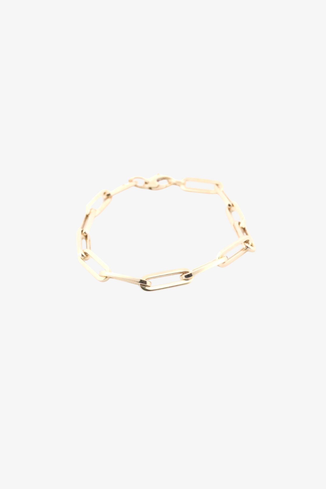 Thick Paperclip Bracelet