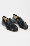 The Penny Loafer in High Black