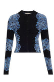 Carina Knit Jacquard Cardigan