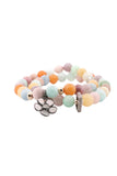 Diamond Slice Flower Bracelet