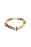 Pave Diamond Bead Bracelet