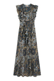 Ameline Sleeveless Silk Dress