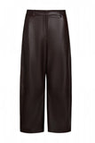 Leather Slouchy BF Trouser