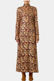 Nia Topaz Snakeskin Dress