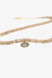 Zircon Necklace w/Diamond eye charm