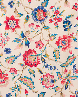 Silvie Floral Beam Silk Dress