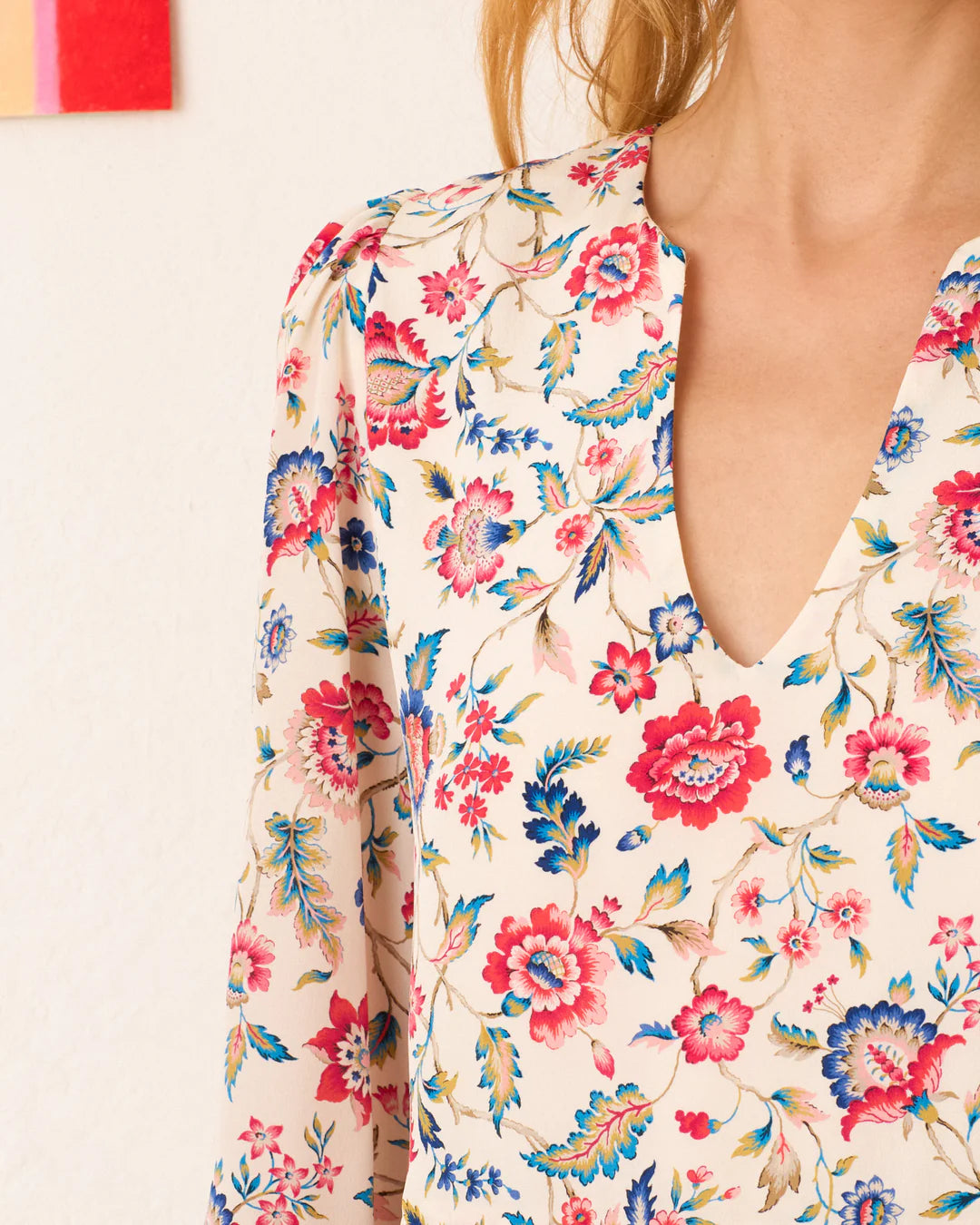 Silvie Floral Beam Silk Dress