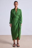 Alessandra Sarong Shirt Dress