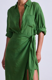 Alessandra Sarong Shirt Dress