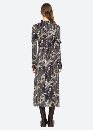 Sunniva Print Ruched Dress