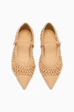 Gracie Hand Knotted Ballet Flat