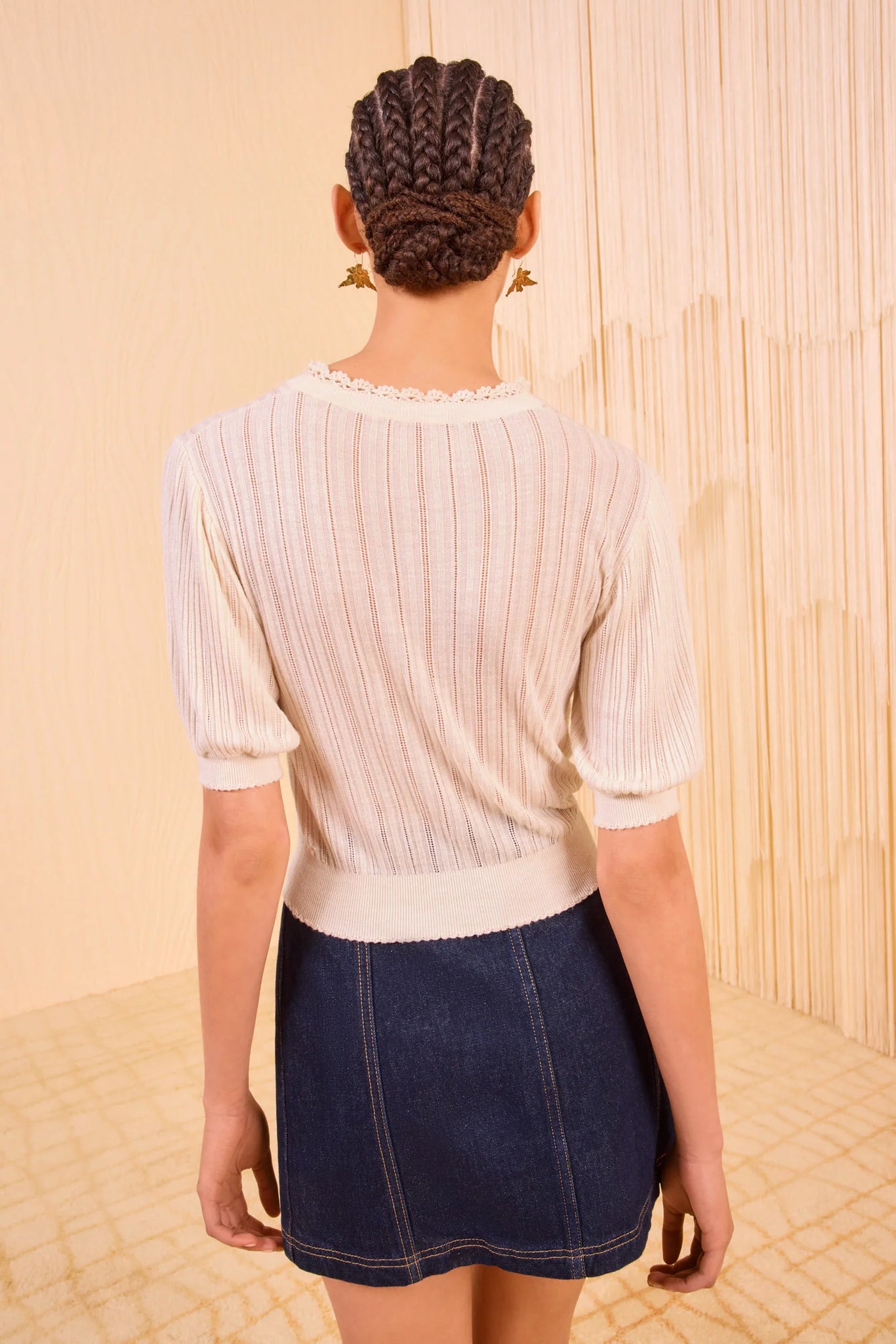 Gemma Short Sleeve Knit Top