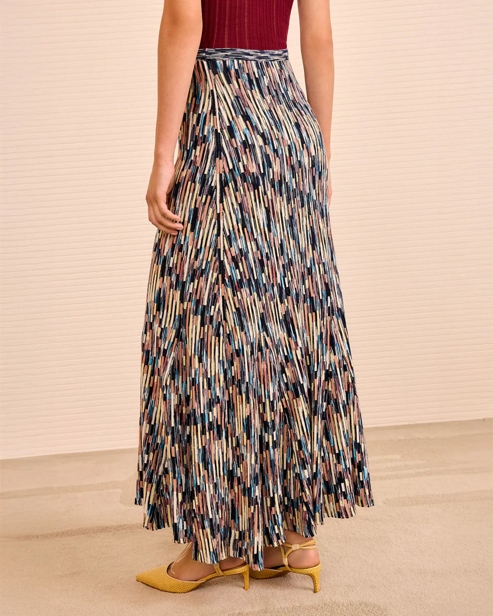 Marceline Multicolor Long Skirt