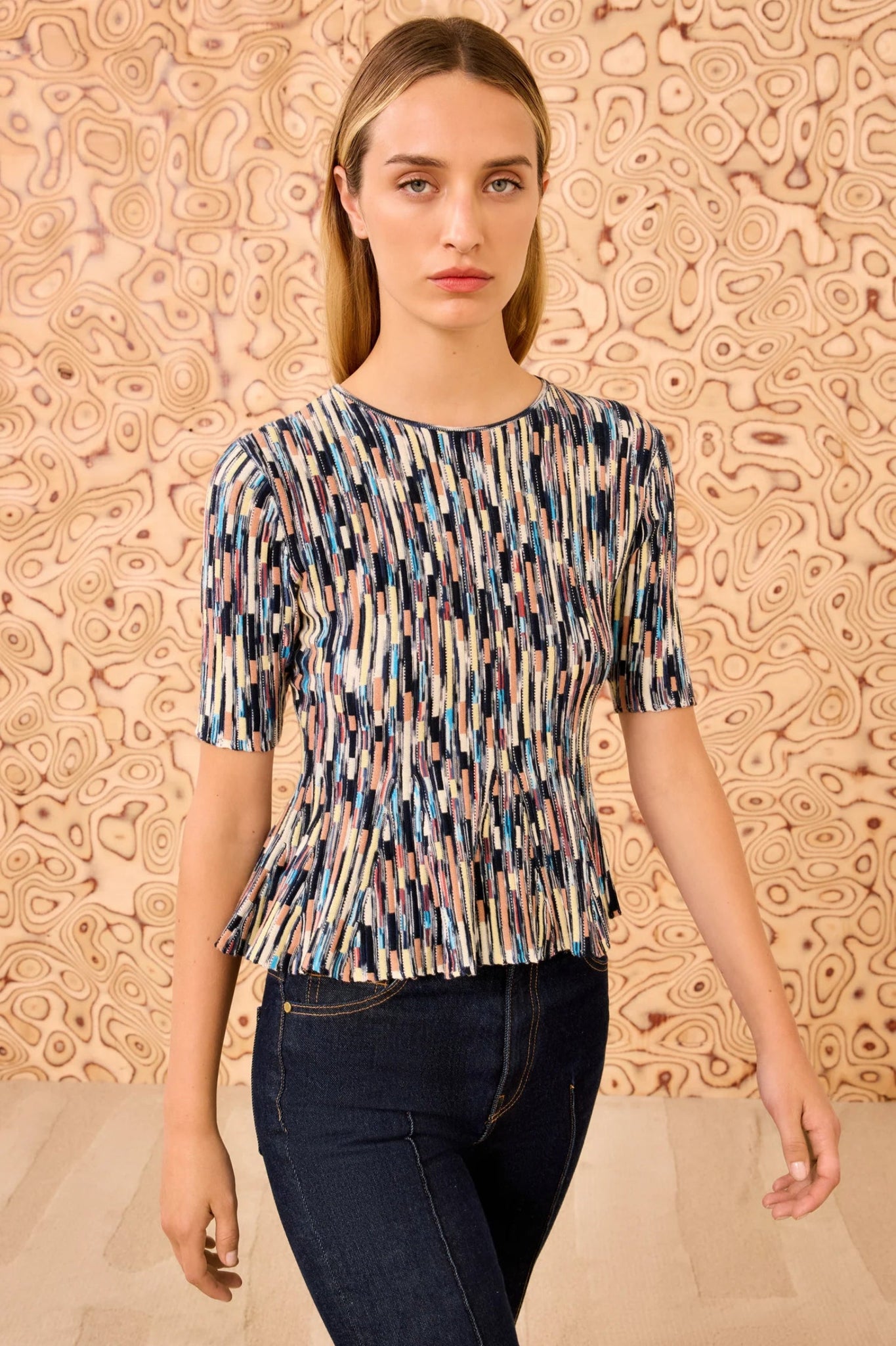 Samira Multicolor SS Top