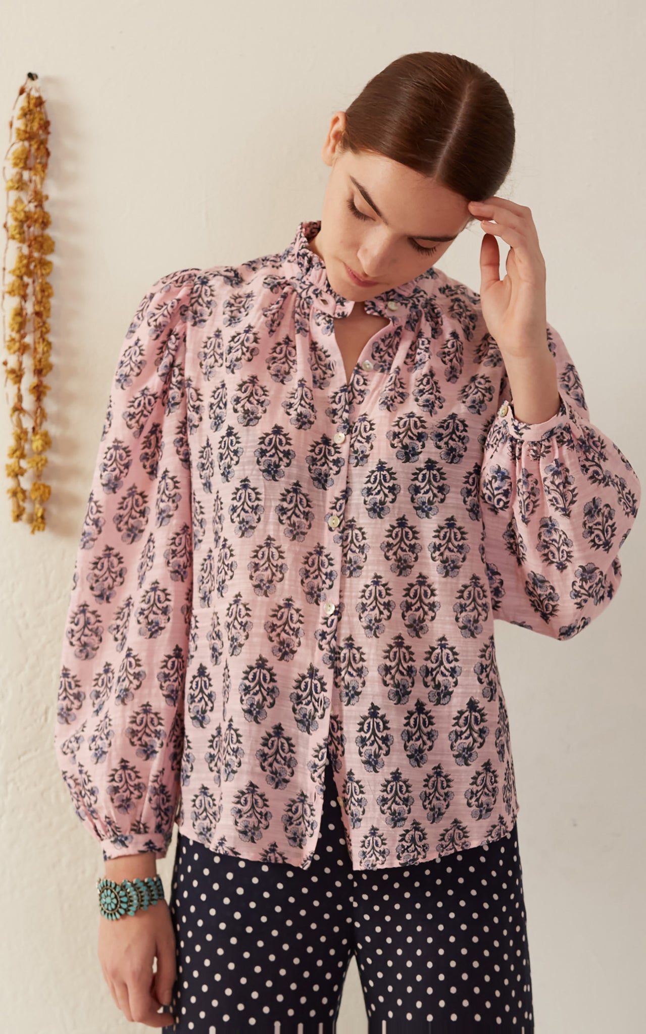Annabel Pink Lily Shirt