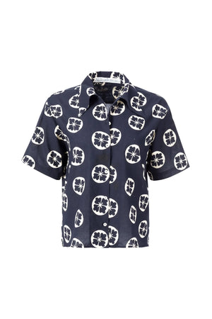 Stevie Blue Iris Shirt