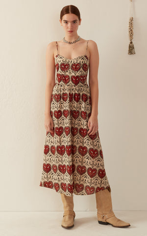 Autumn Bleeding Heart Dress