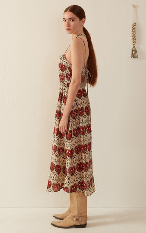 Autumn Bleeding Heart Dress