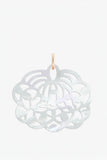 White MOP Lotus Charm