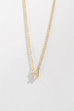 White Baguette Diamond Necklace