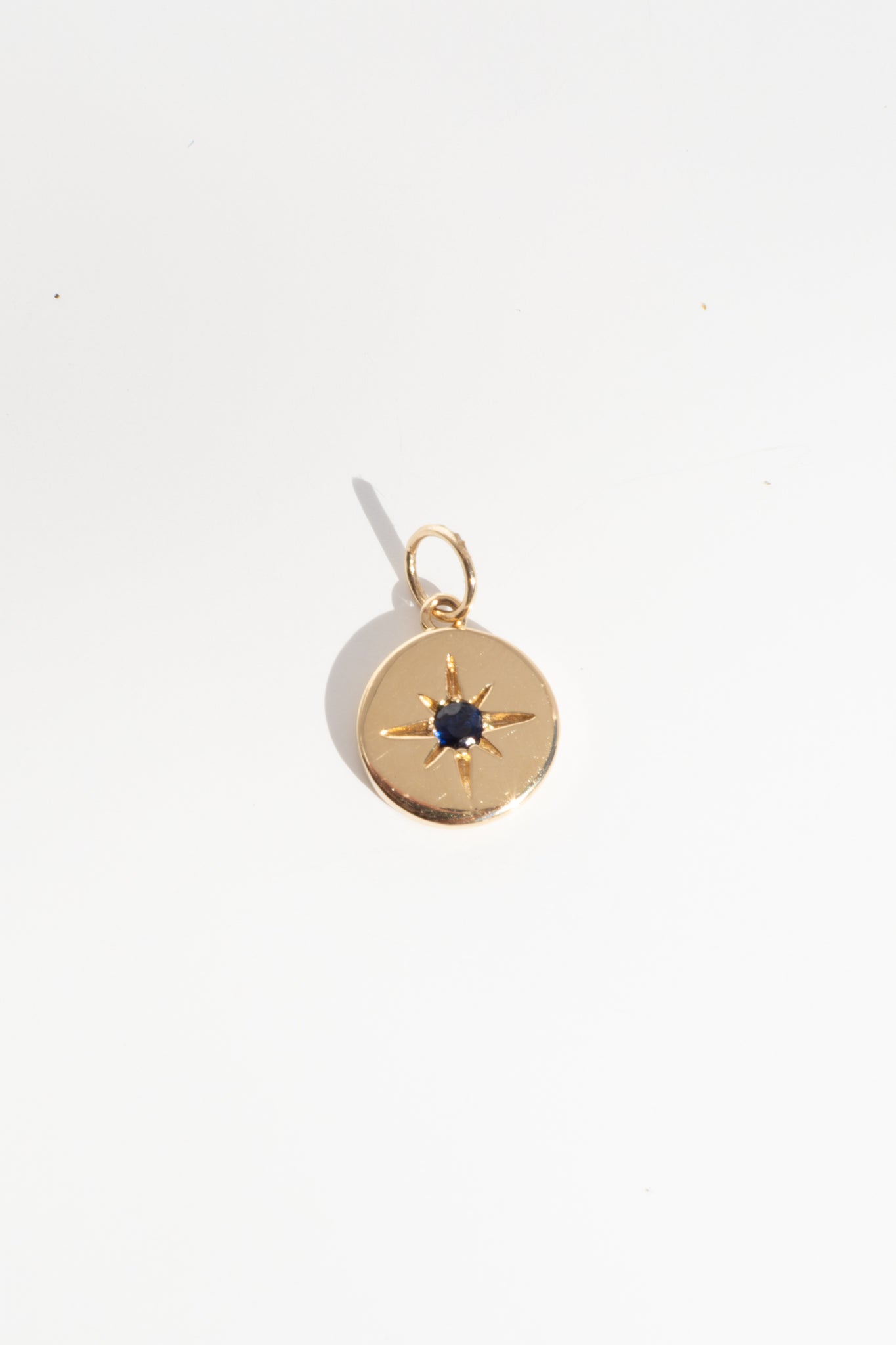 Blue Sapphire Charm