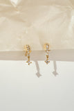 Dangle Strip Diamond Studs