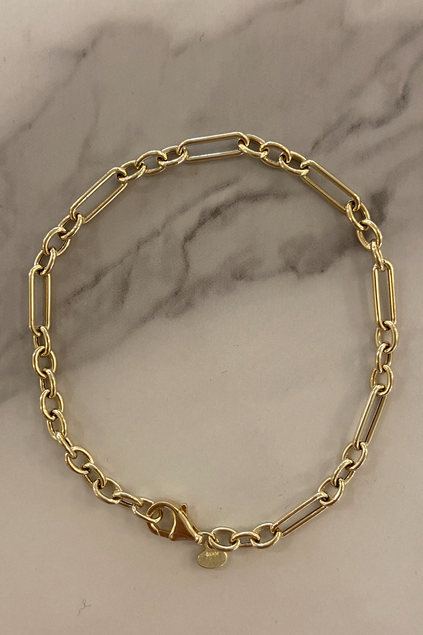 14k YG Chain Link Bracelet