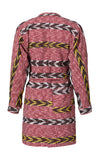 Laurent Pomegranate Ikat Dress