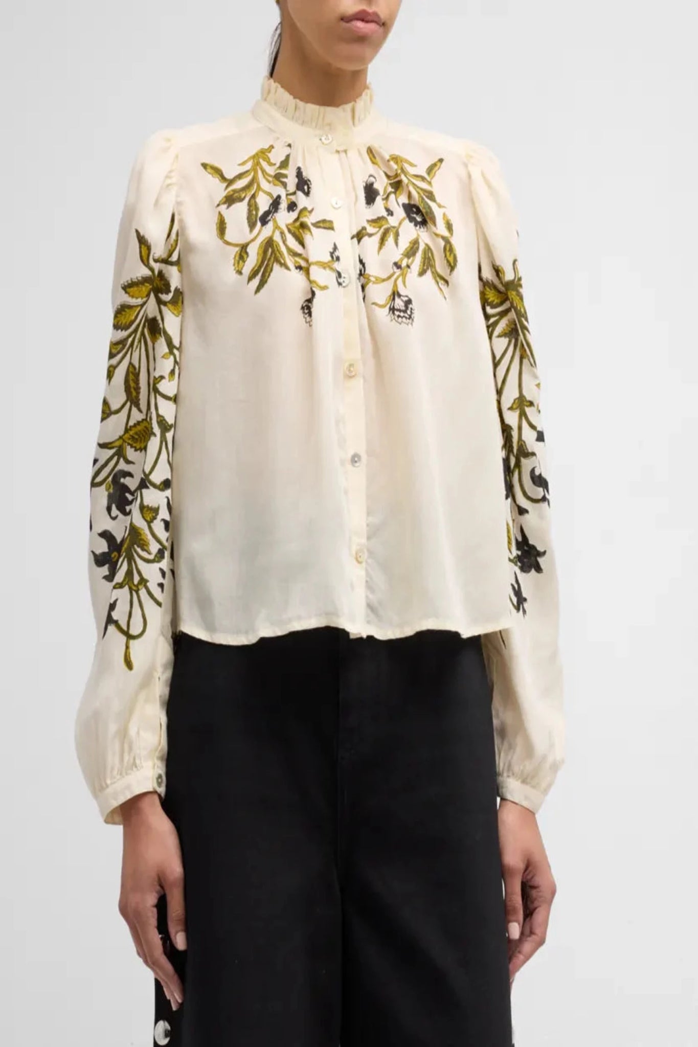 Annabel Olive Lily Valley Shirt