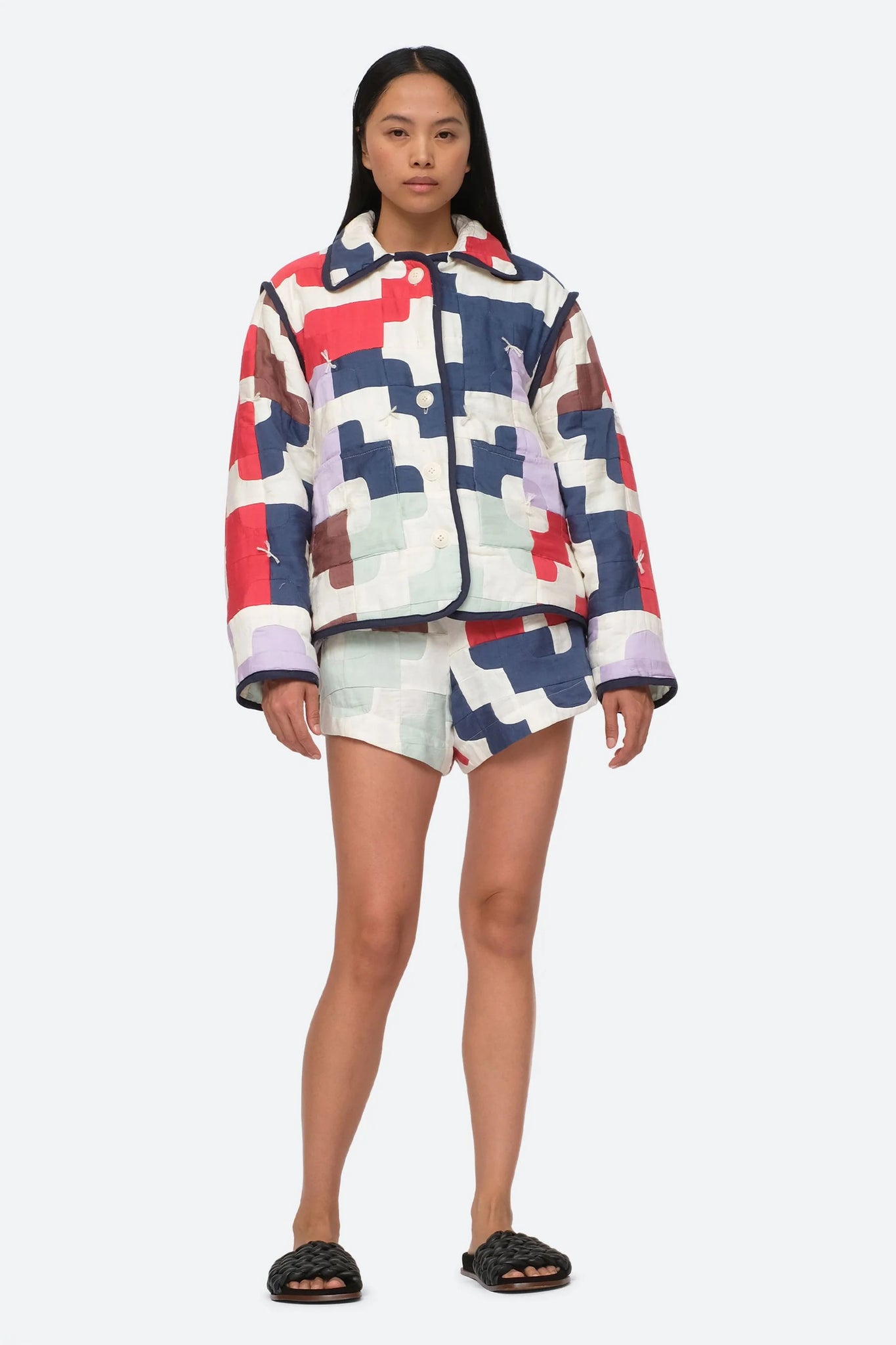 Cari Patchwork Jacket