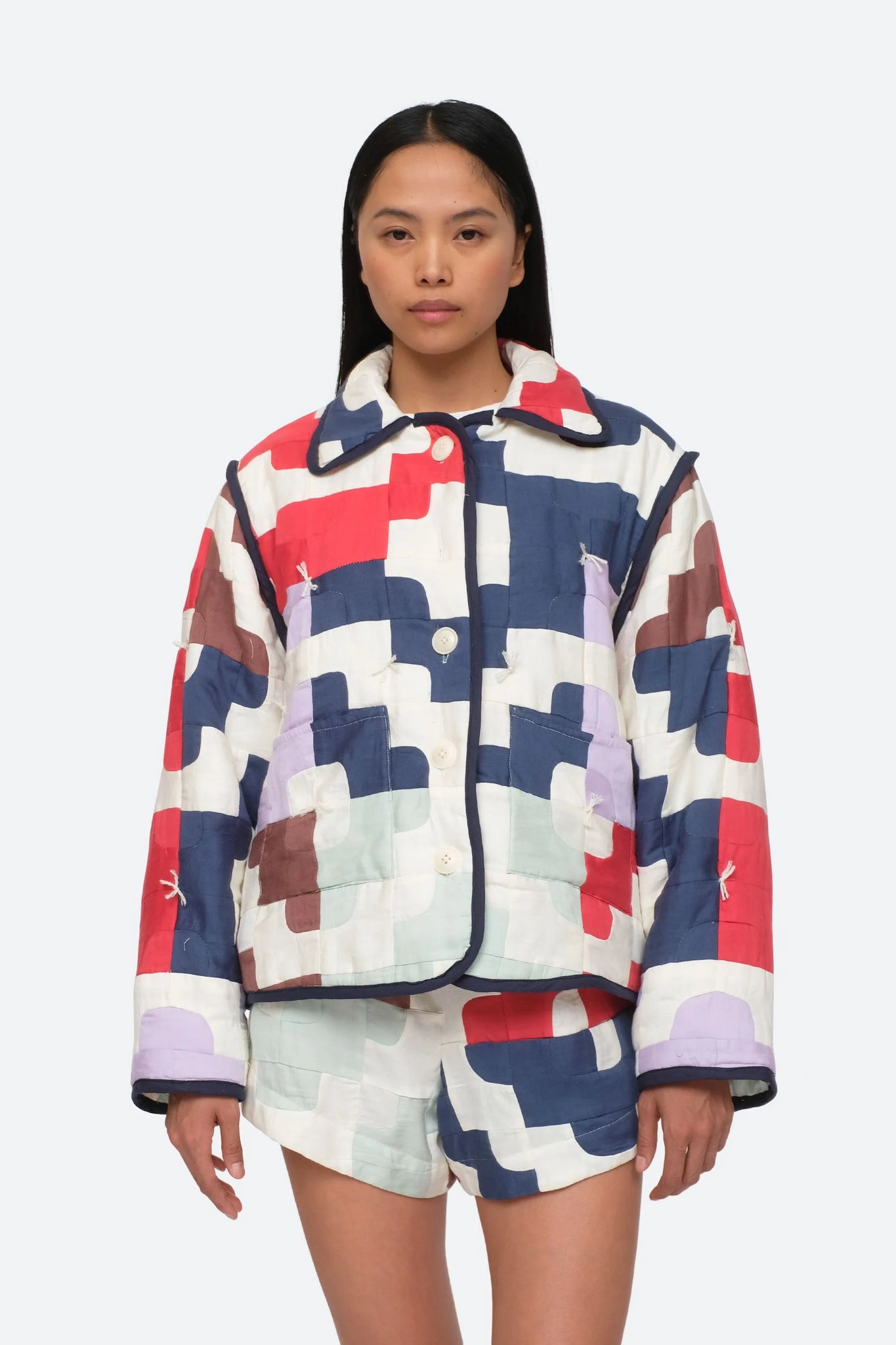Cari Patchwork Jacket