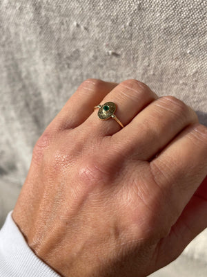 Petite Emerald Ring